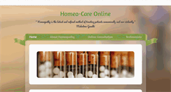 Desktop Screenshot of homeocareonline.com